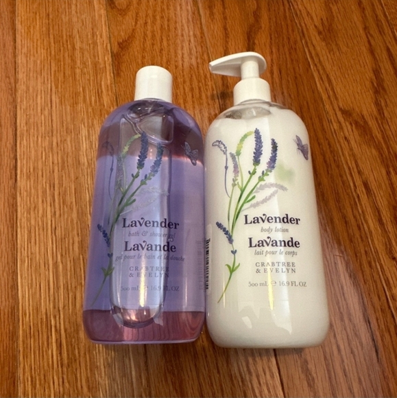 Crabtree & Evelyn Lavender Bath Set! - Picture 2 of 2